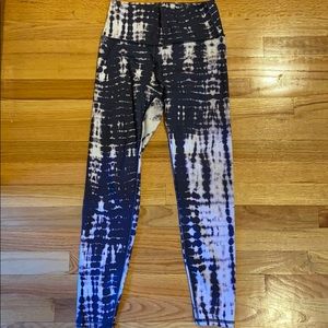 Savvi Tie Dye Leggings Purple
